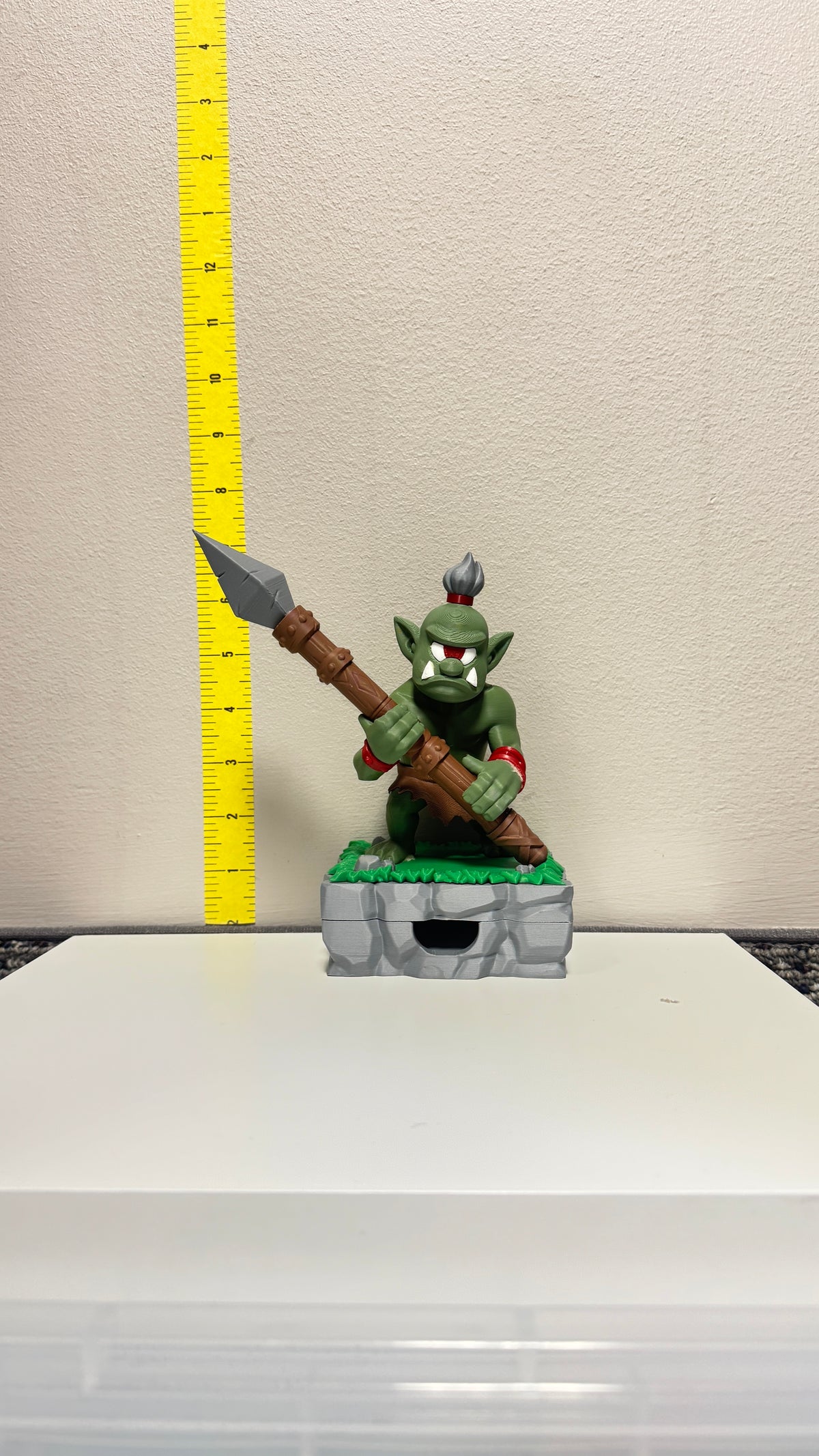 w'ORC-aholic Deskset - Desktop Organizer - Green & Silver - MD