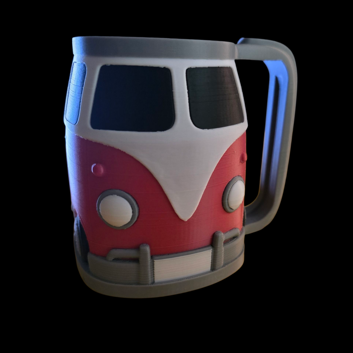 Camper Van - Drink Holder - Red & White - MD