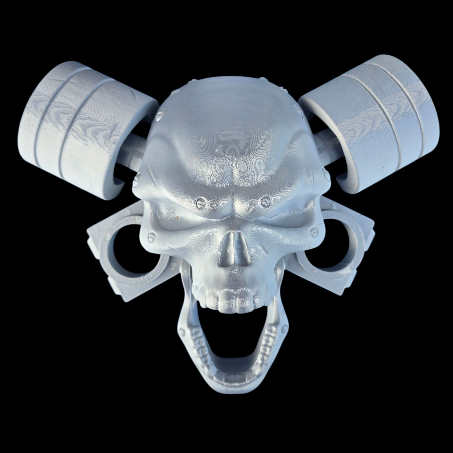 Death Shift Skull - Door Knocker - Silver - MD