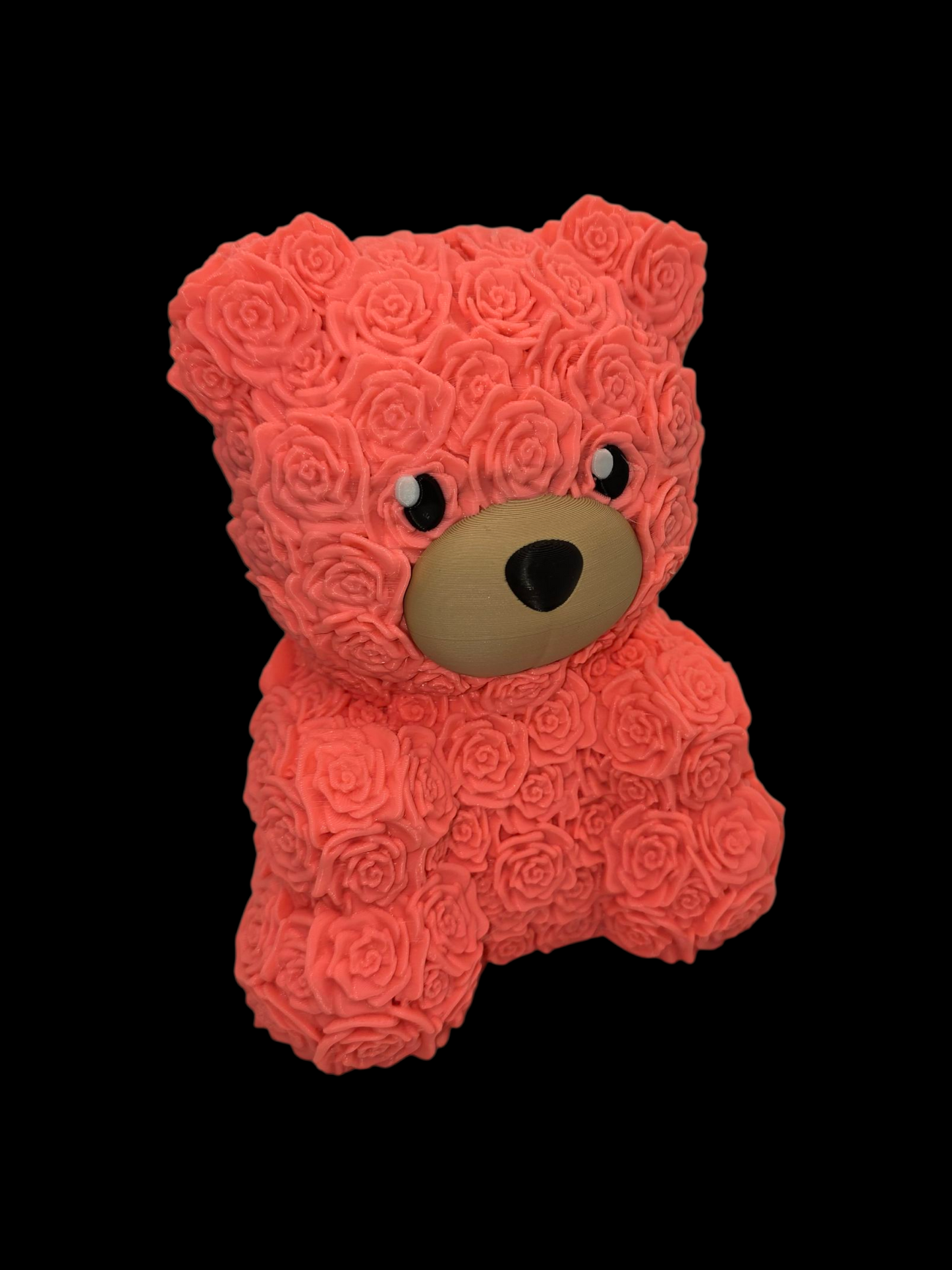 Rose Teddy Bear - Figurine - Pink - MD