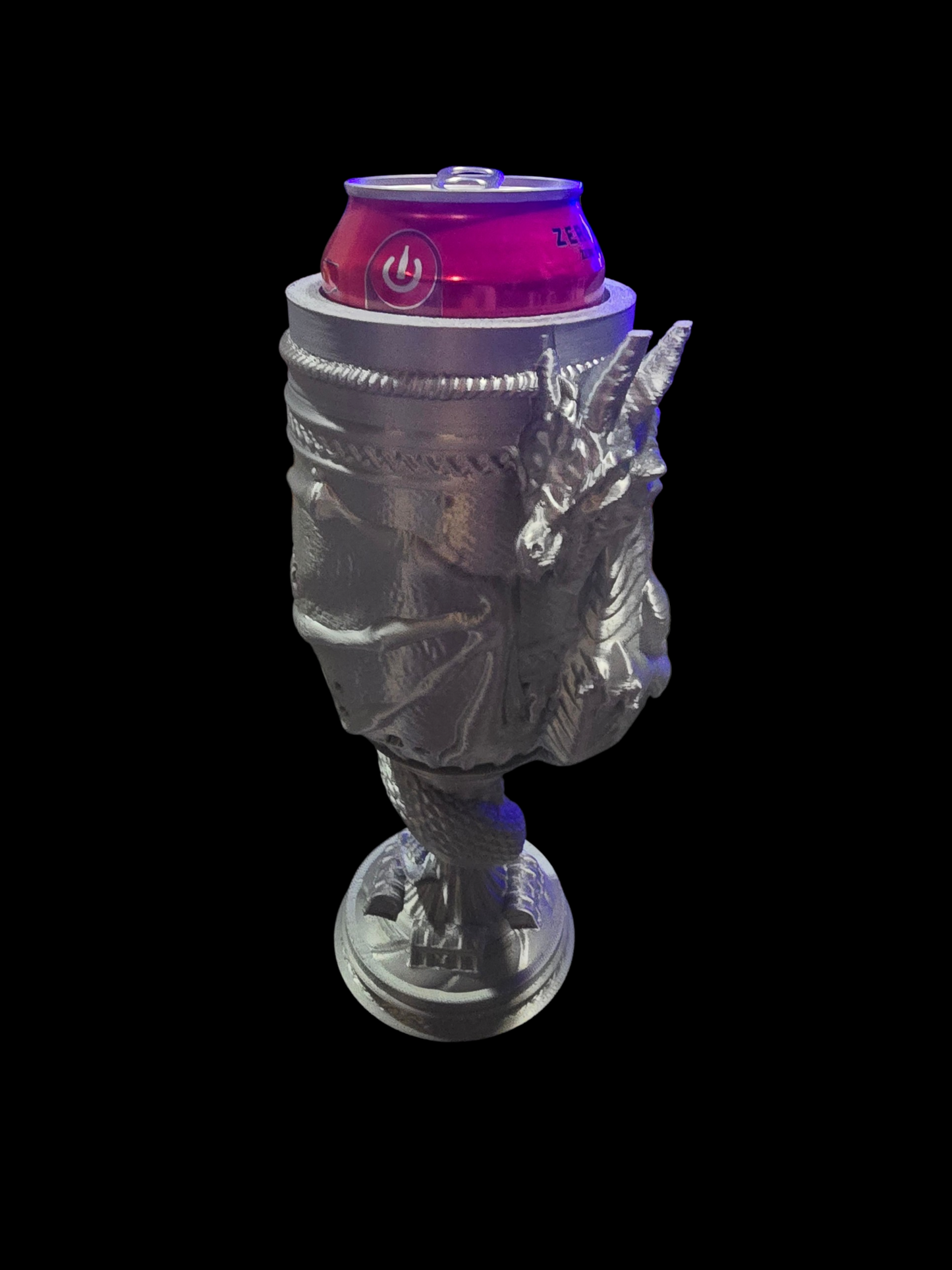 Dragon Chalice - Drink Holder - Silver - LG