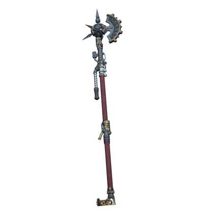 Ferrus Santus War Axe - Cosplay Prop - White - LG