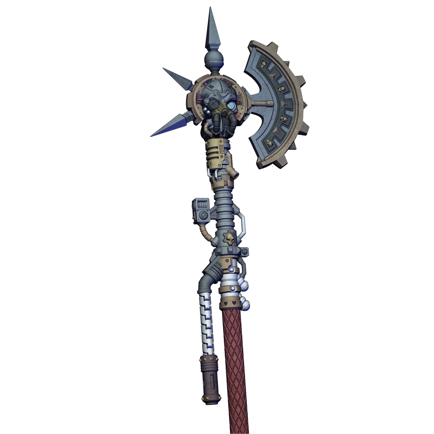 Ferrus Santus War Axe - Cosplay Prop - White - LG