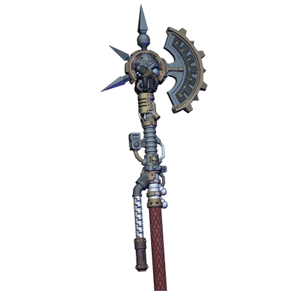 Ferrus Santus War Axe - Cosplay Prop - White - LG
