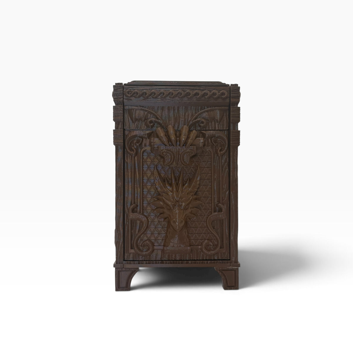 Vault of Scales - Deck Box - Brown - LG