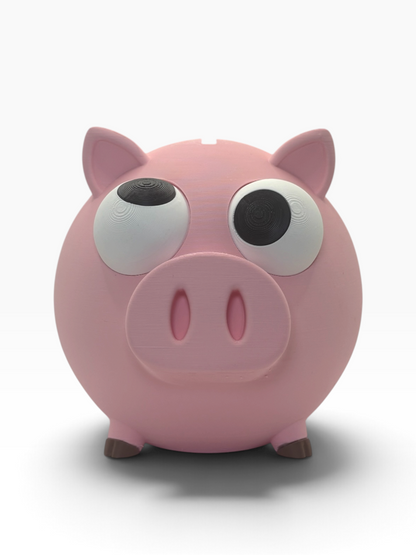 Oinkcome Pig - Coin Bank - Pink - LG