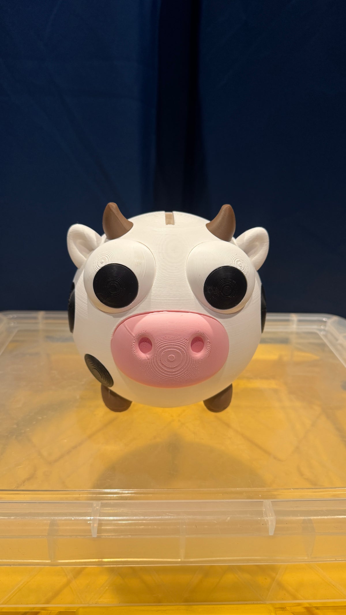 Moo-ney Saves Cow - Coin Bank - White - LG
