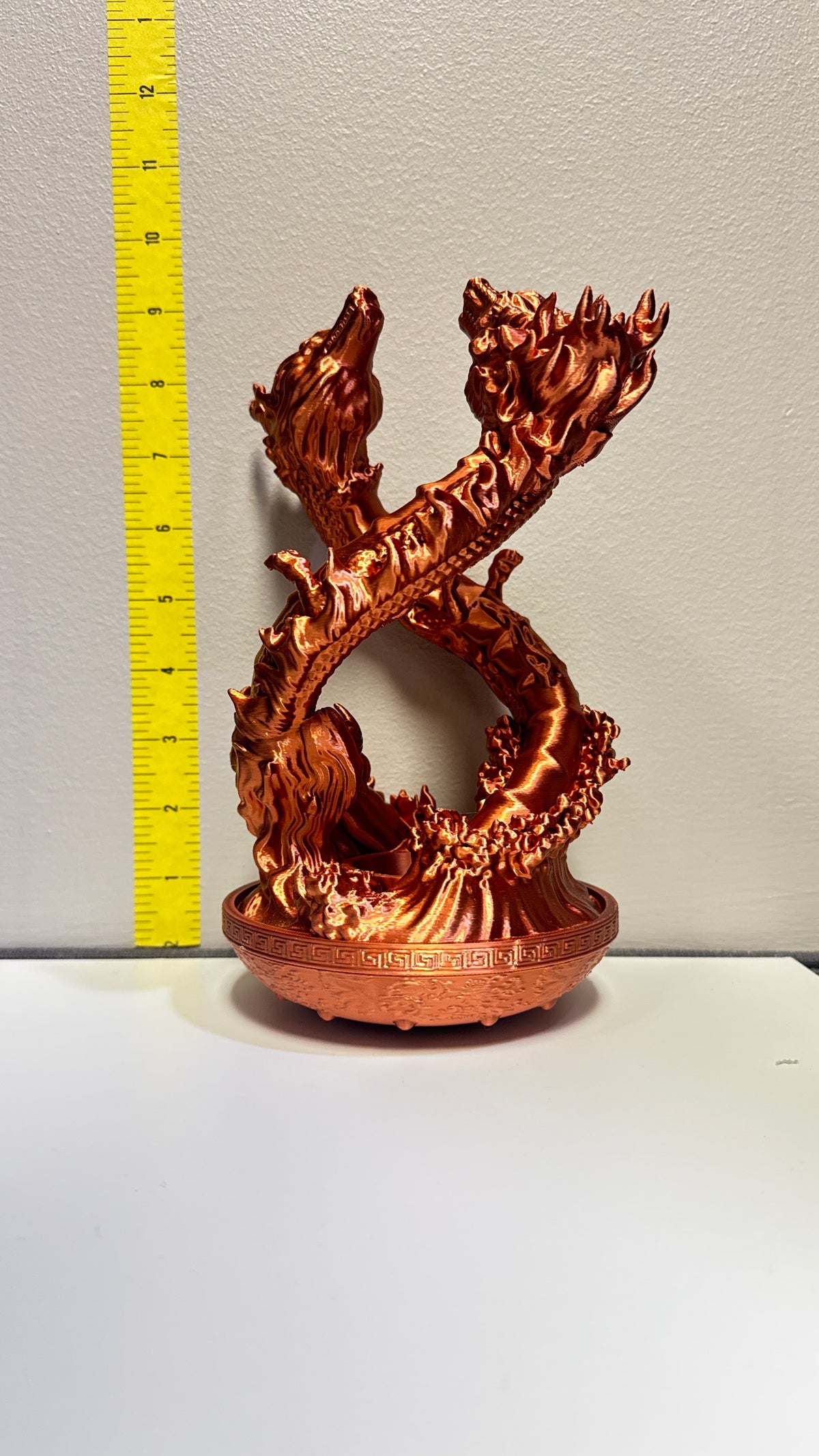 Dragon Dance - Incense Holder - Orange - LG