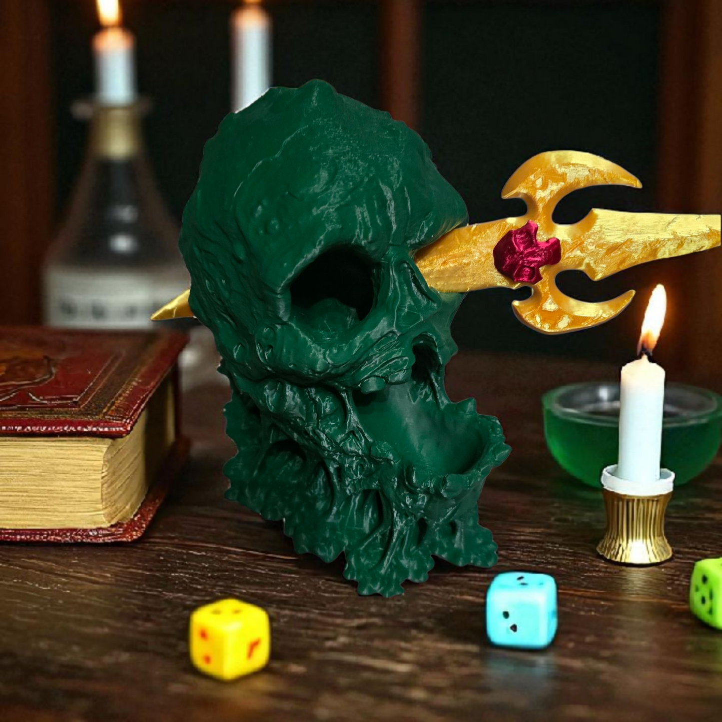 Blind Decadence - Dice Tower - Green - LG