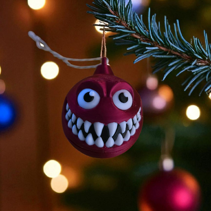 Gore-nament - Ornament - Red & White - SM