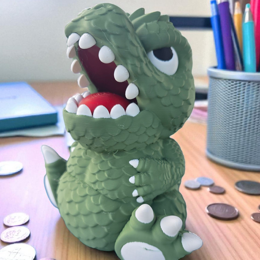 Kaiju Monster - Bank - Green - MD