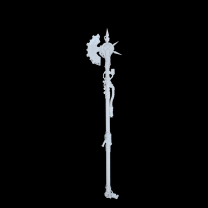 Ferrus Santus War Axe - Cosplay Prop - White - LG