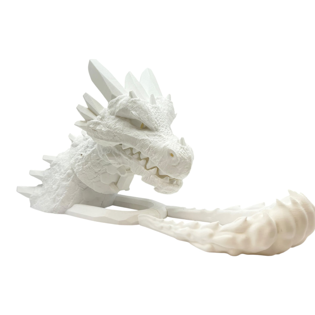 Crystal Dragon - Dice Catcher - White - MD