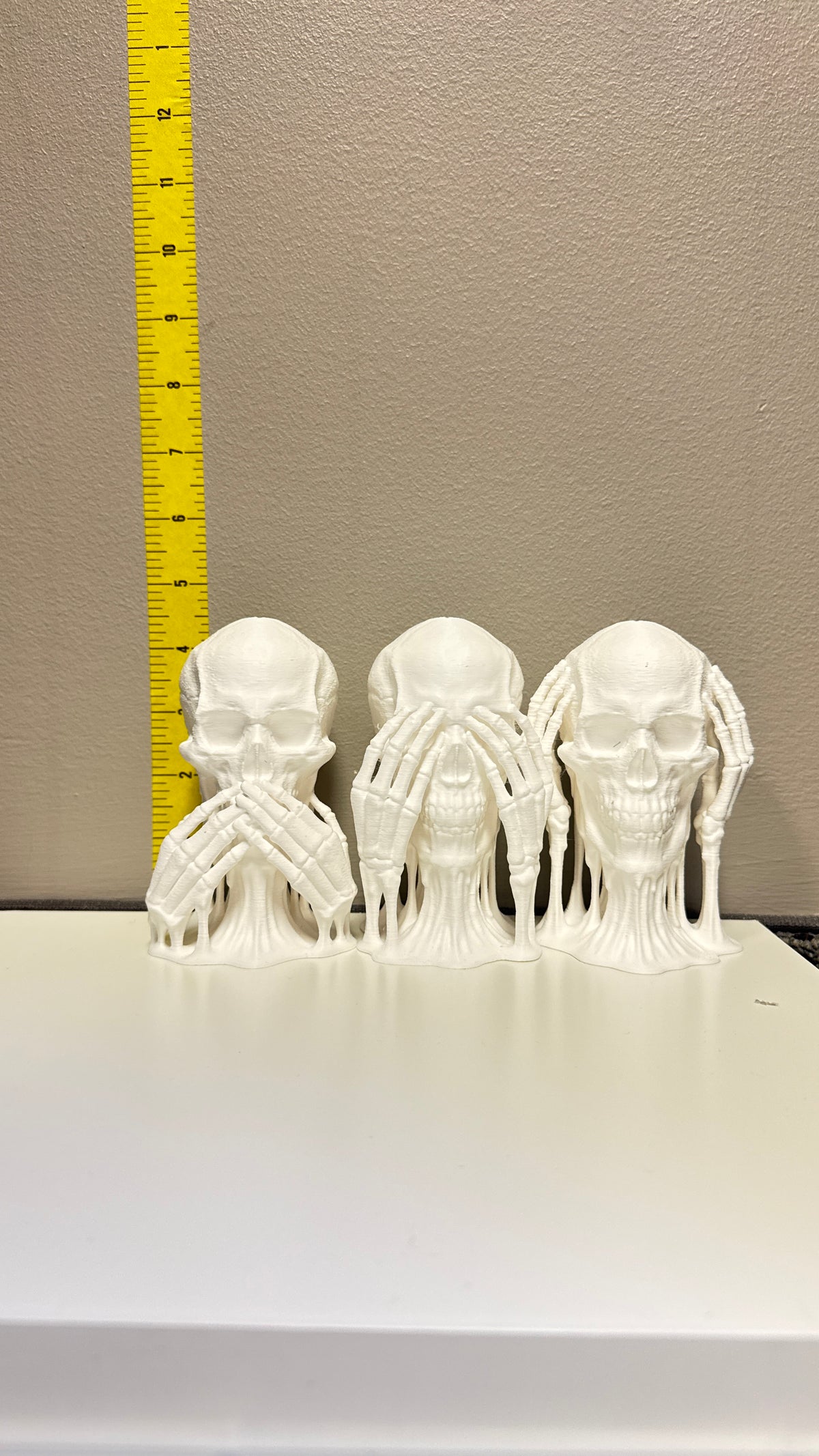 Skulls of Wisdom Trio - Decor - White - SM