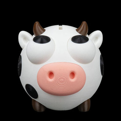 Moo-ney Saves Cow - Coin Bank - White - LG