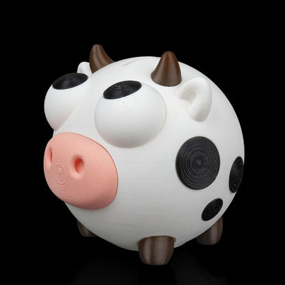 Moo-ney Saves Cow - Coin Bank - White - LG