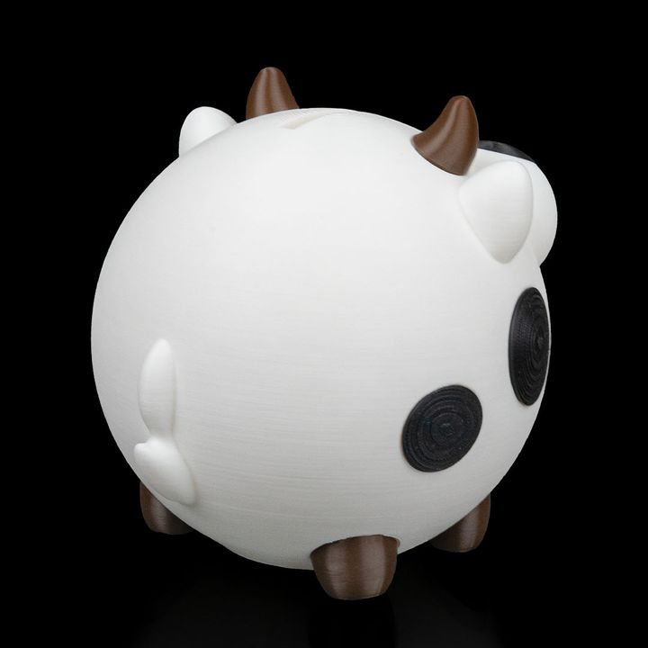 Moo-ney Saves Cow - Coin Bank - White - LG