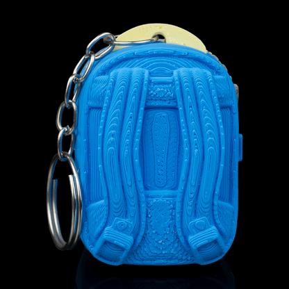 Player Pack Cat Backpack - Bag Clip - Blue & Yellow - MD