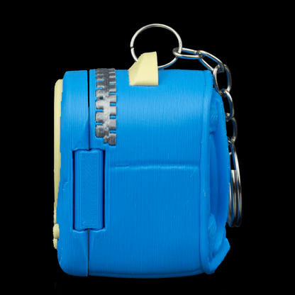 Player Pack Cat Backpack - Bag Clip - Blue & Yellow - MD
