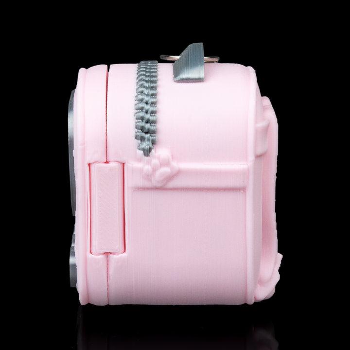 Sweetheart Pack Cat Backpack - Bag Clip - Pink & Grey