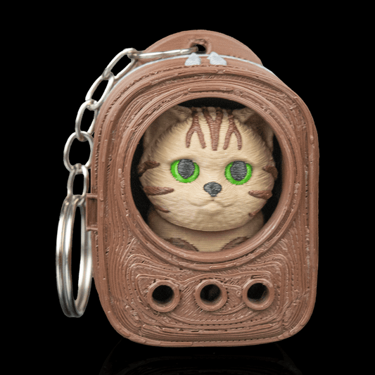 Urban Pack Cat Backpack - Bag Clip - Brown - MD