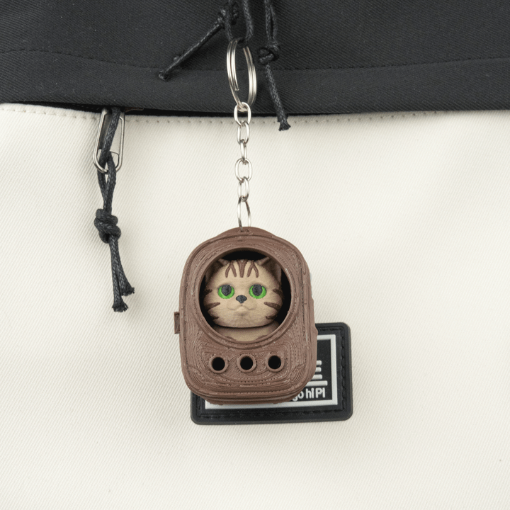 Urban Pack Cat Backpack - Bag Clip - Brown - MD