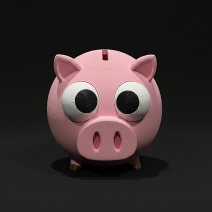 Oinkcome Pig - Coin Bank - Pink - LG