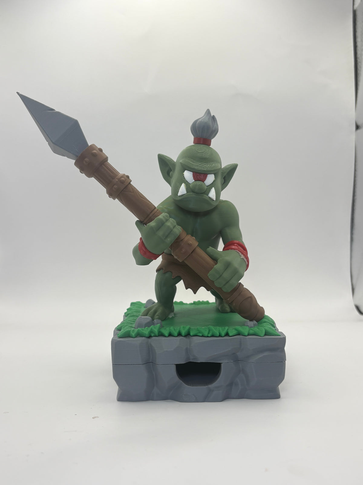 w'ORC-aholic Deskset - Desktop Organizer - Green & Silver - MD