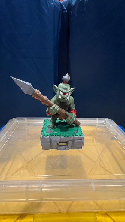 w'ORC-aholic Deskset - Desktop Organizer - Green & Silver - MD