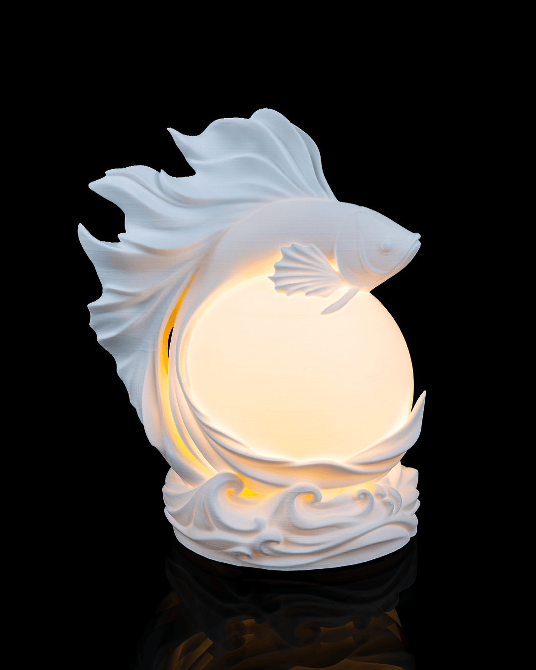 Betta Sphere - Table Lamp - White