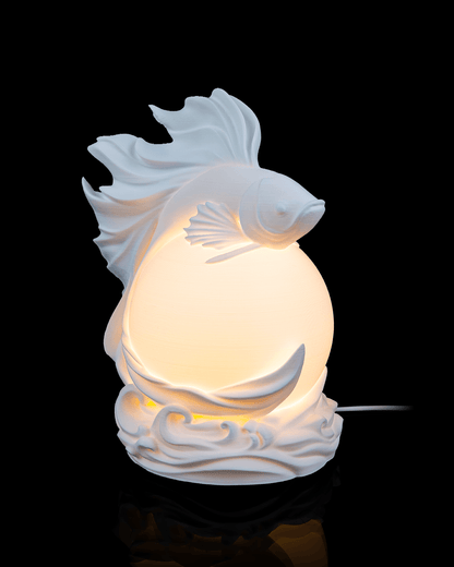 Betta Sphere - Table Lamp - White