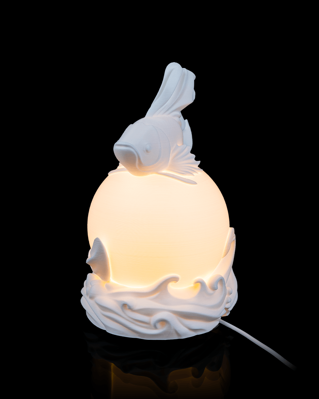 Betta Sphere - Table Lamp - White