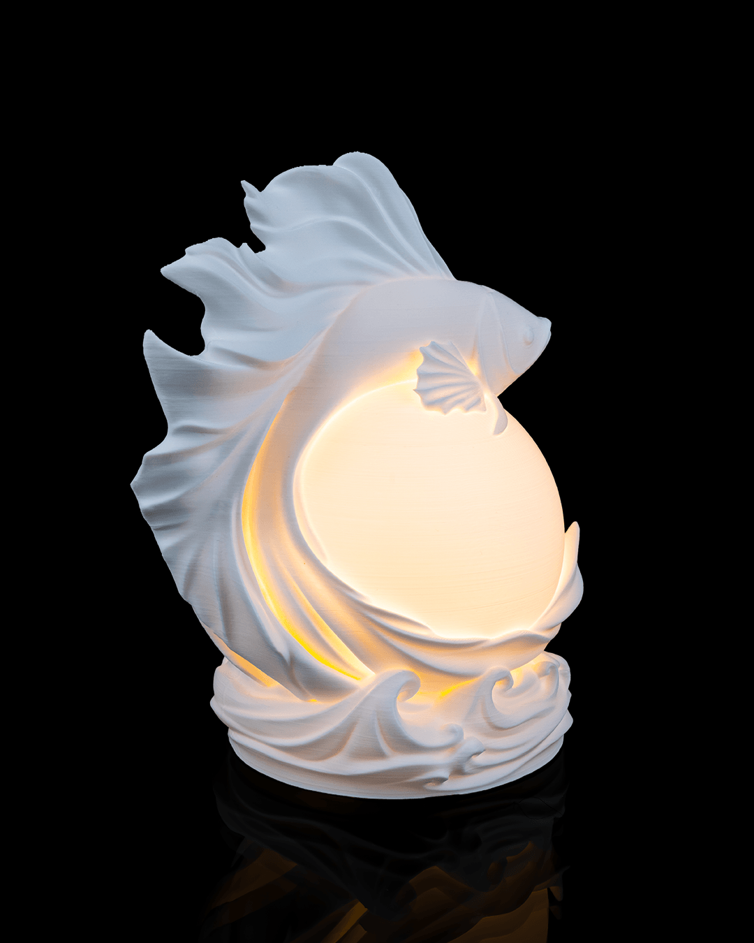 Betta Sphere - Table Lamp - White