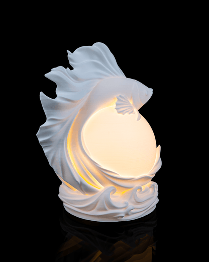 Betta Sphere - Table Lamp - White