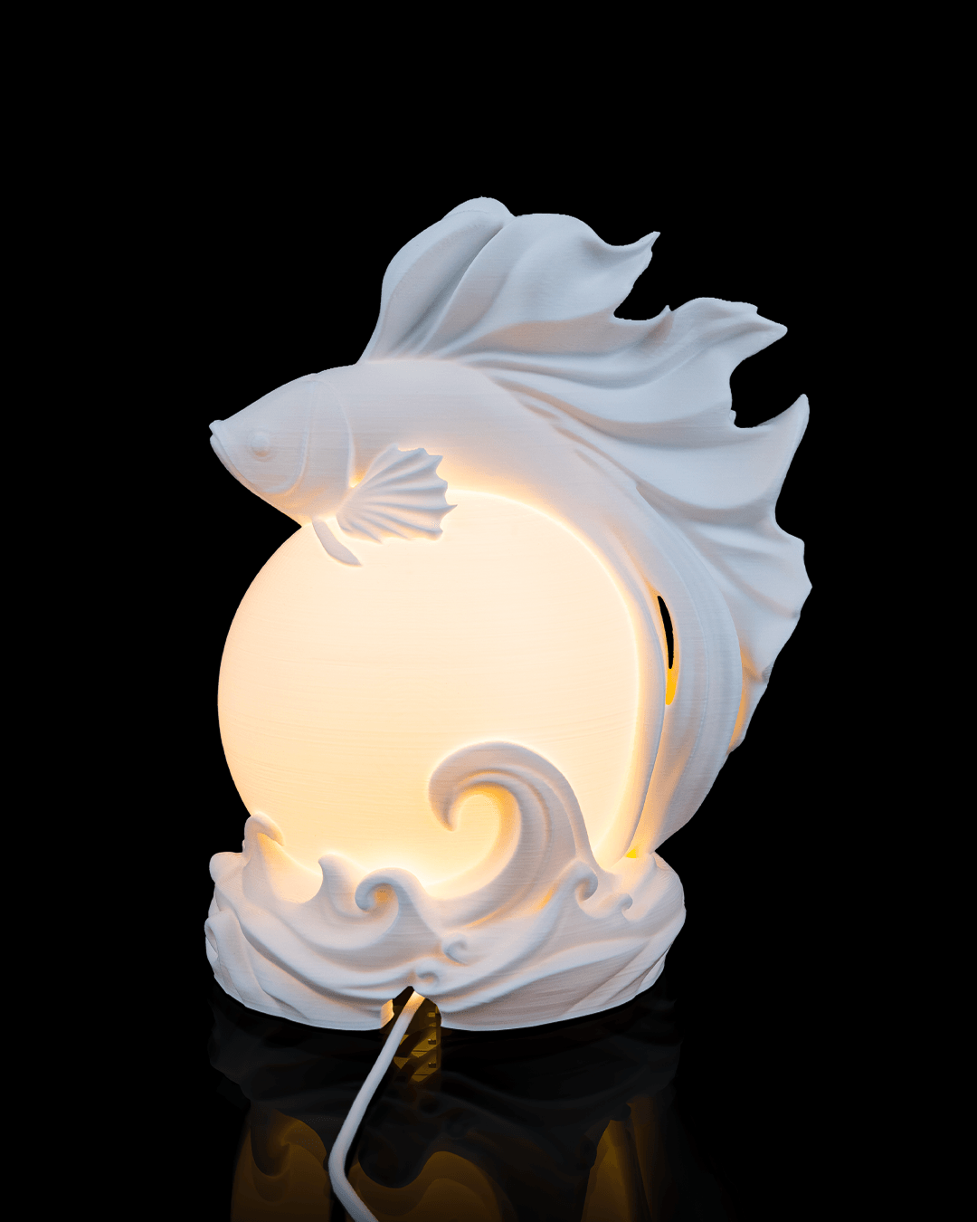 Betta Sphere - Table Lamp - White