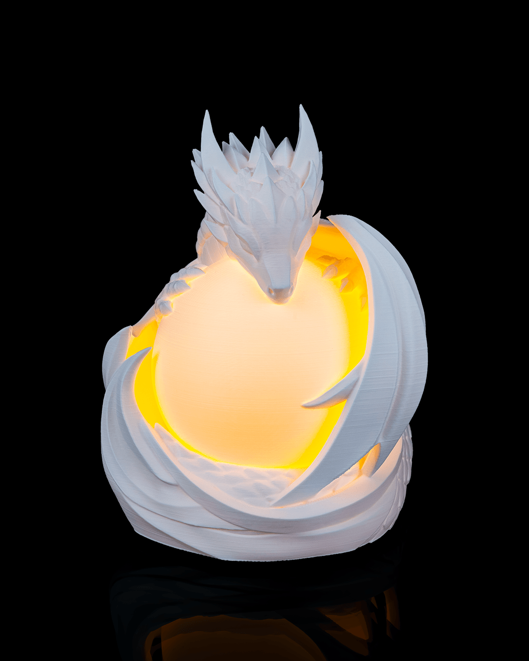 Dragon Sphere - Table Lamp - White