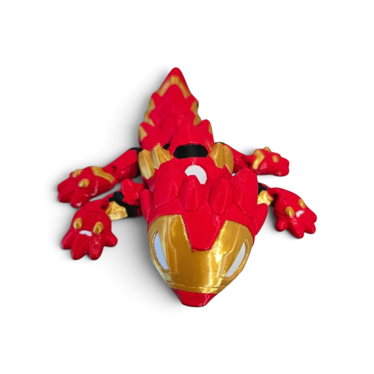Ironman Flexi Dragon - Figures - Red & Gold - MD