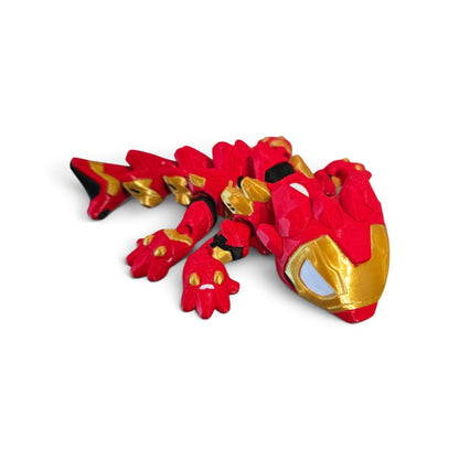 Ironman Flexi Dragon - Figures - Red & Gold - MD