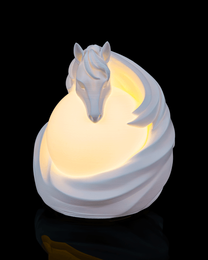 Stallion Sphere - Table Lamp - White