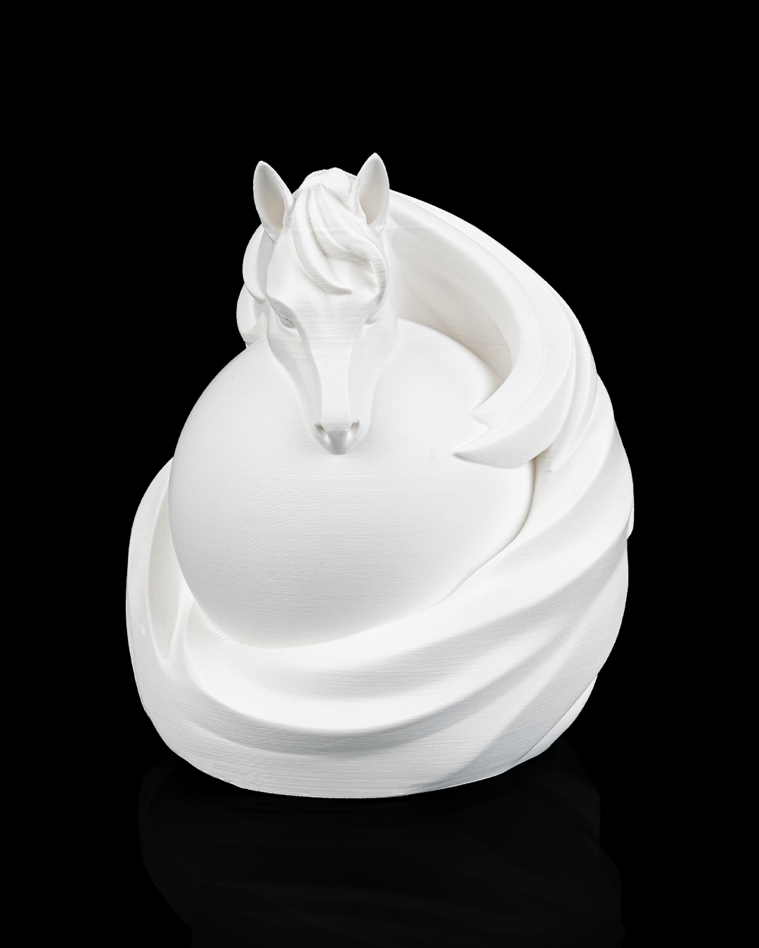 Stallion Sphere - Table Lamp - White