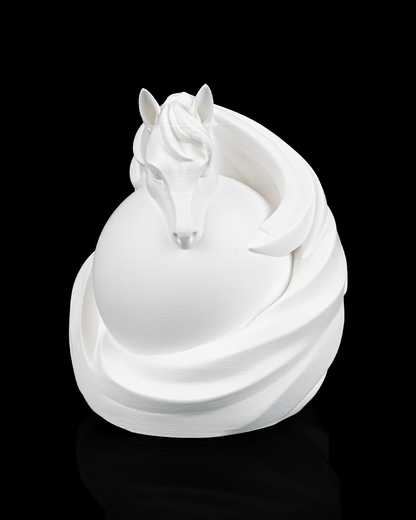 Stallion Sphere - Table Lamp - White
