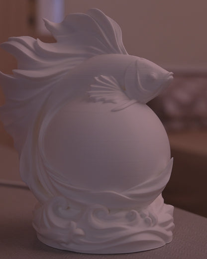 Betta Sphere - Table Lamp - White