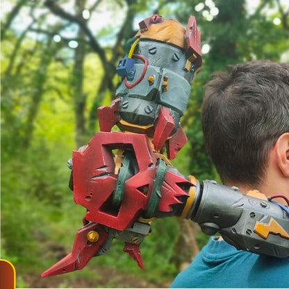 Big Bonk! Boom Warhammer - Cosplay Prop - White - LG