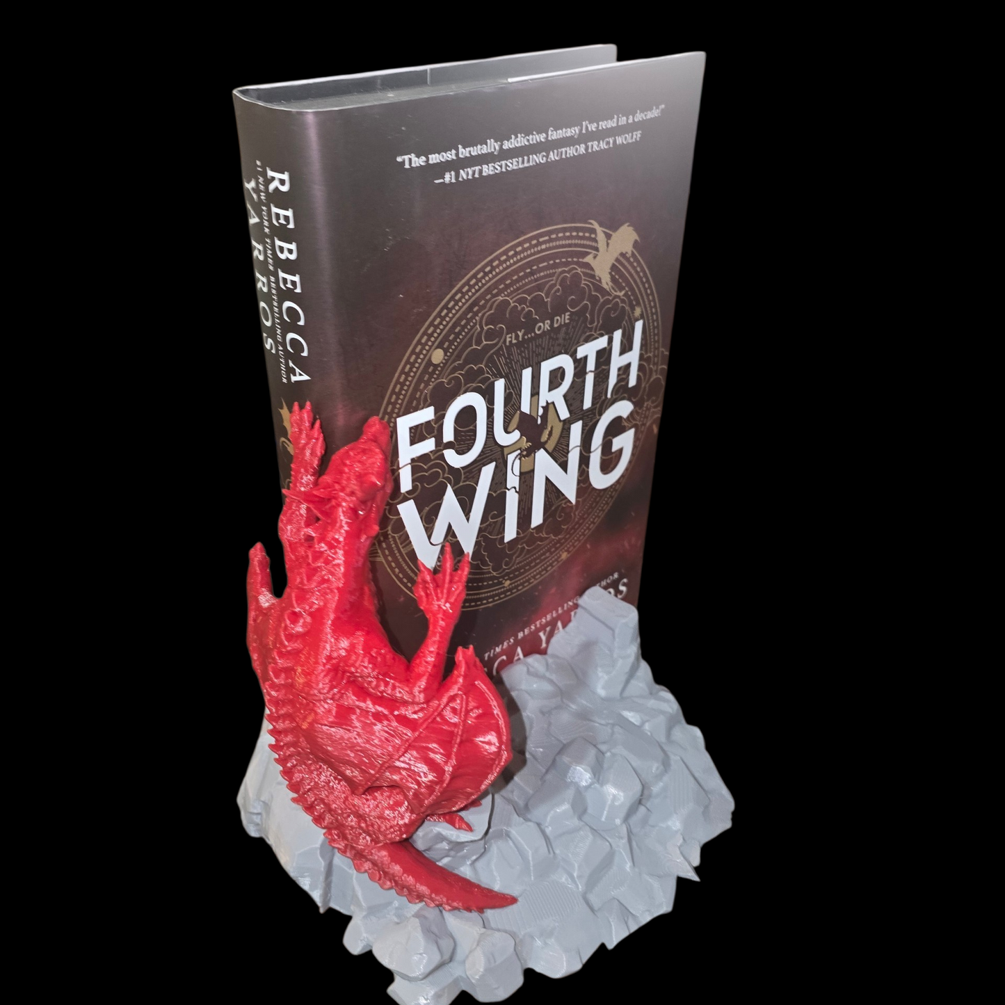 Dragonling - Book Stand - Gray & Red - LG