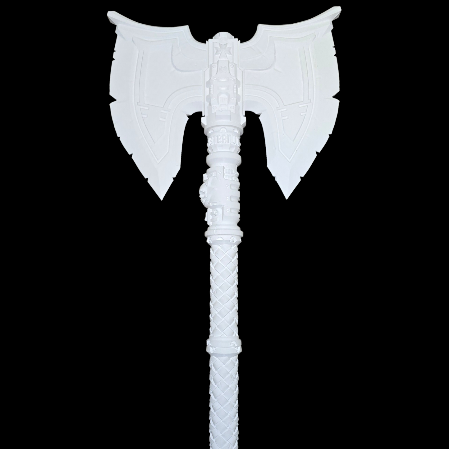Throne's Edge Imperial Battle Axe - Cosplay Prop -  White - LG