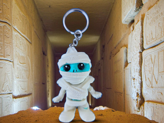 Mummy - Keychain - White - SM
