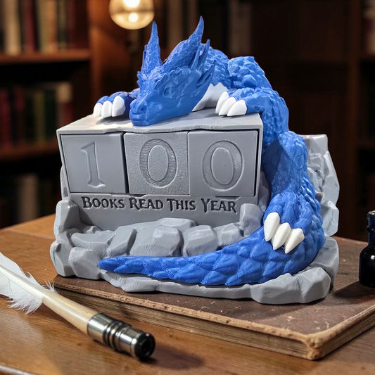 Dragon - Book Tracker - Blue - LG