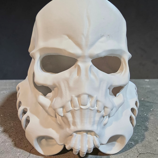 Stormtrooper Skull Helmet - Cosplay Accessory - White - LG