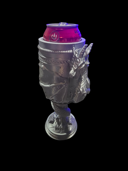 Dragon Chalice - Drink Holder - Silver - LG