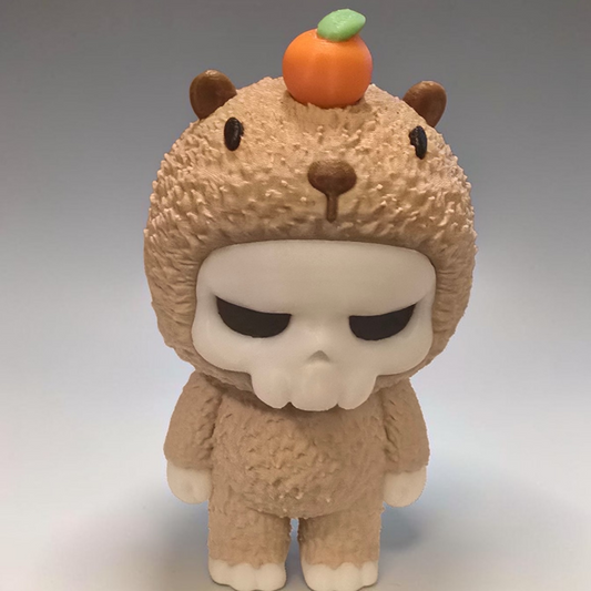 Cappie the Skubbie -  Bag Clip Figurine - Tan - SM